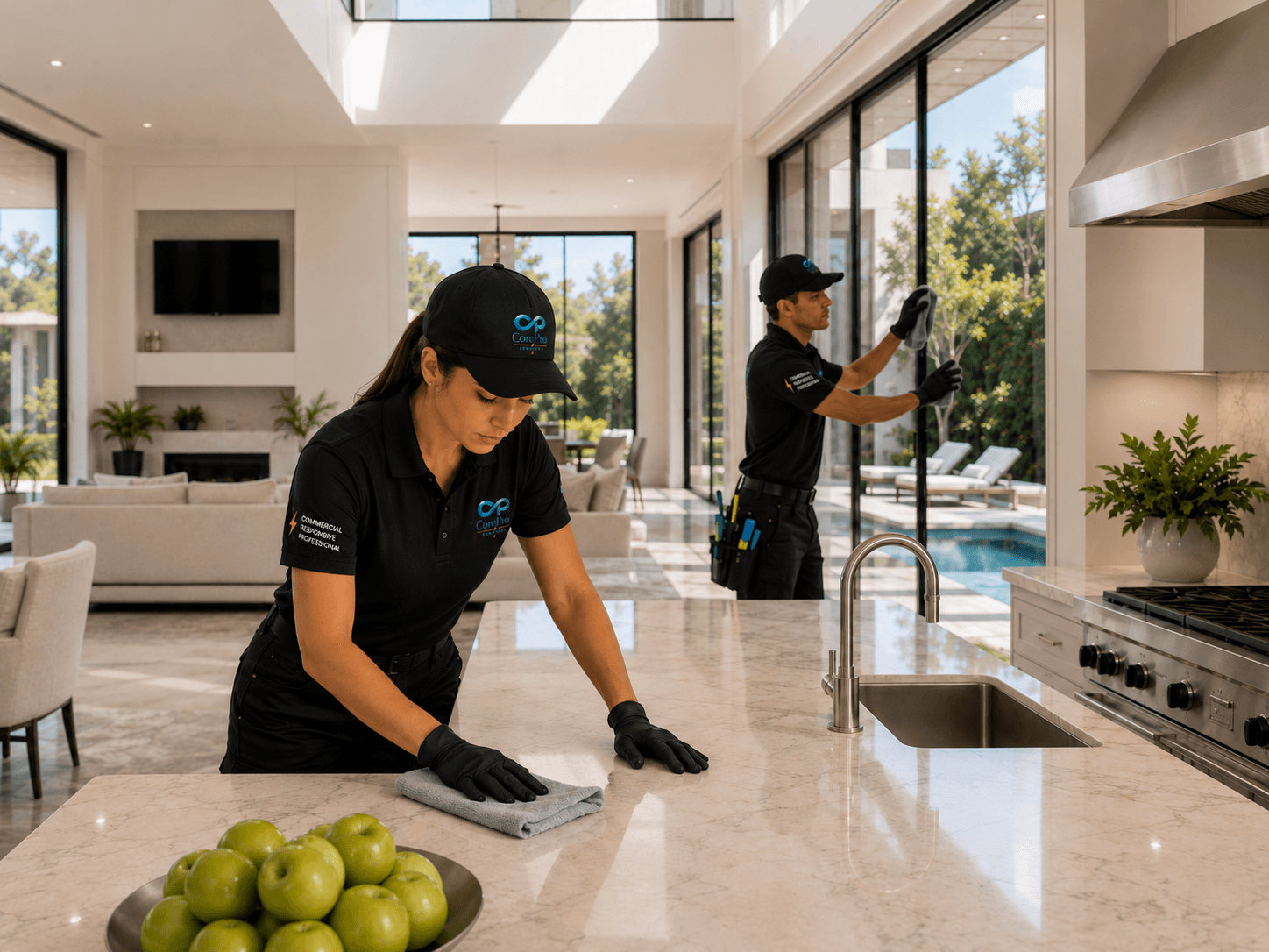 CorePro cleaning team