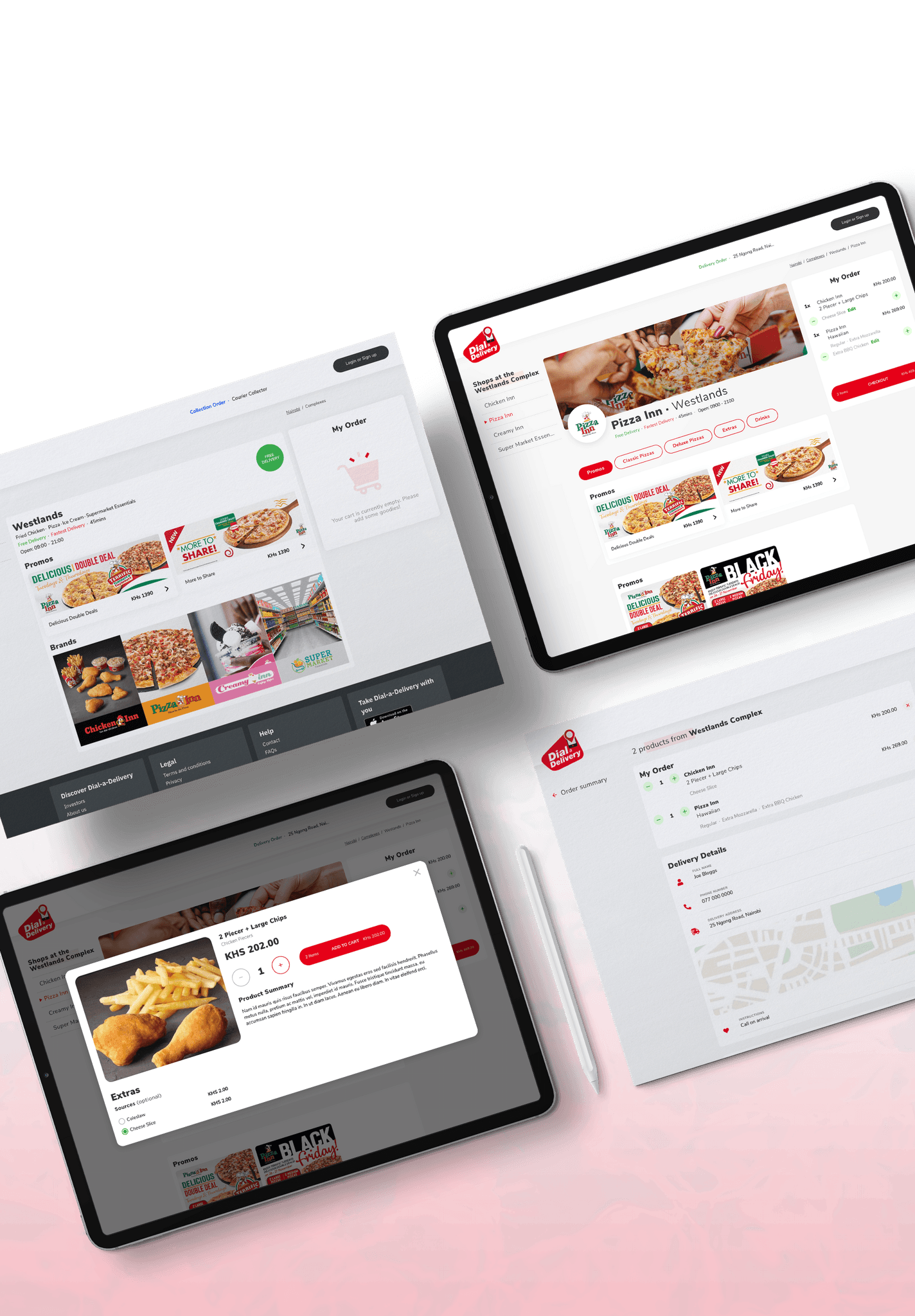 Women On Neon Background