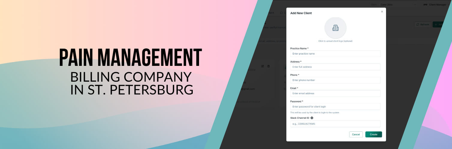 PAIN MANAGEMENT BILLING COMPANY IN ST. PETERSBURG