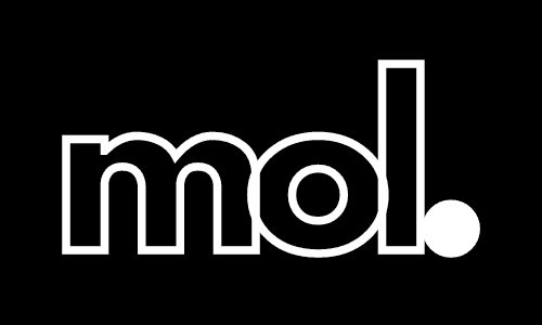 mol logo white