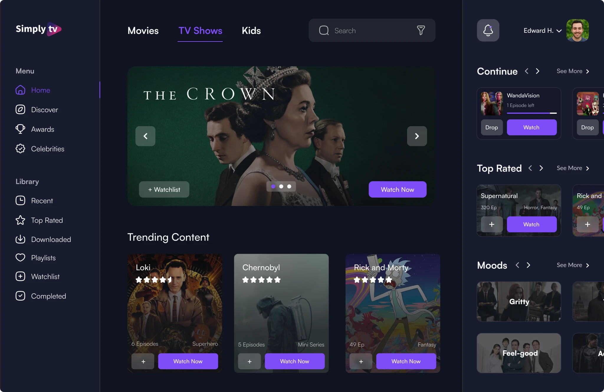 interface showcasing audience-driven metadata solutions for personalized content discovery