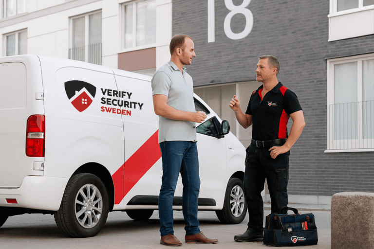 Professionell installation av säkerhetssystem
