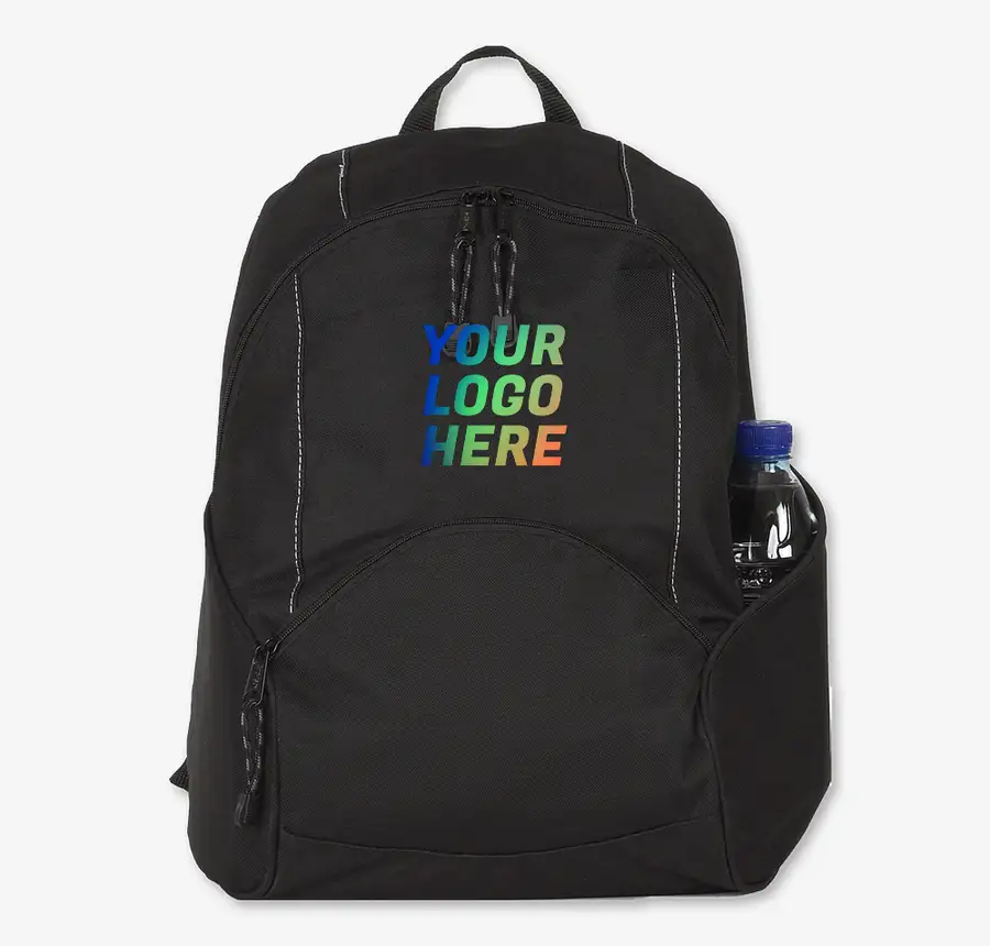 Custom branded backpack
