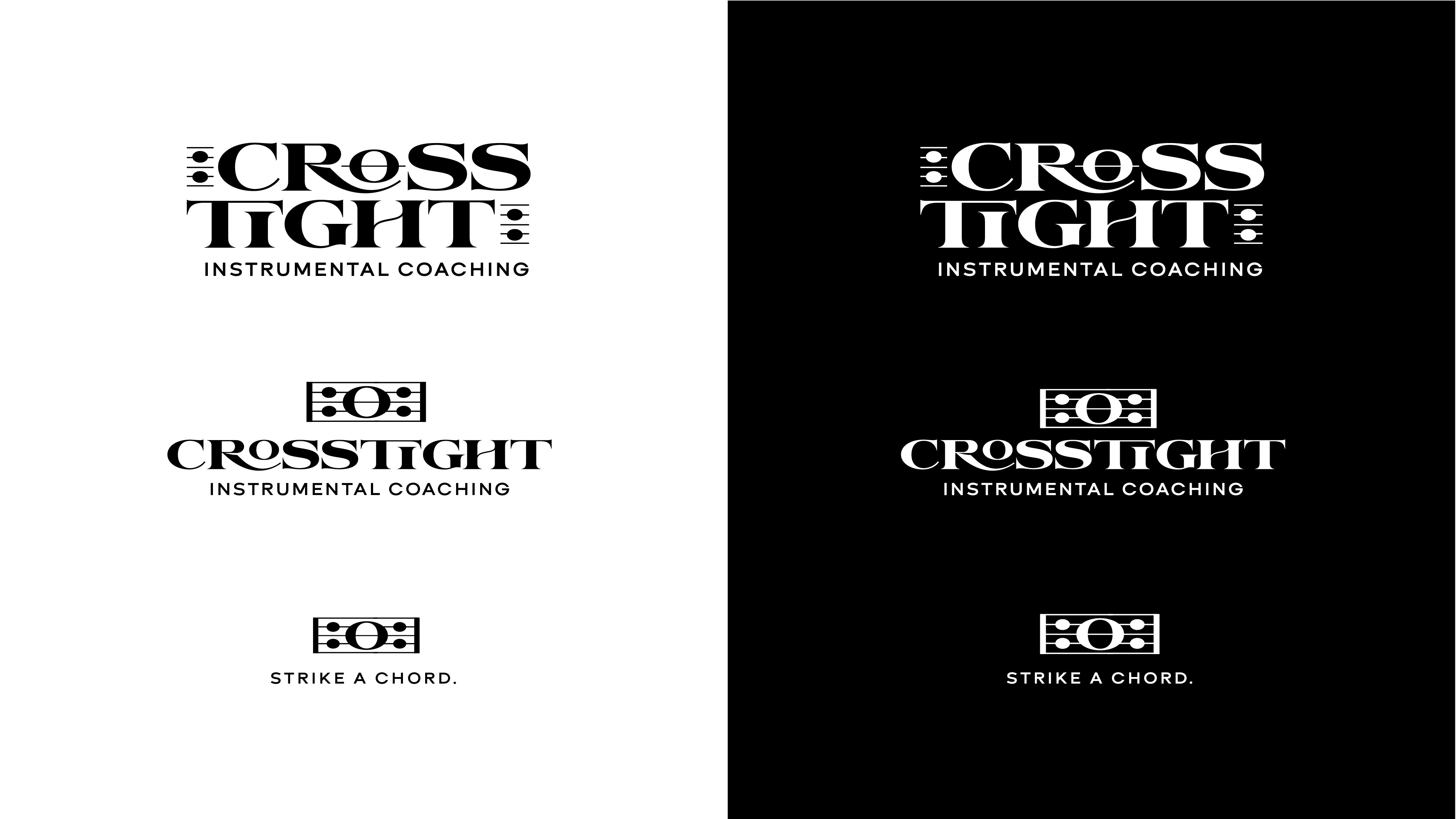 Variations of the CrossTight logo