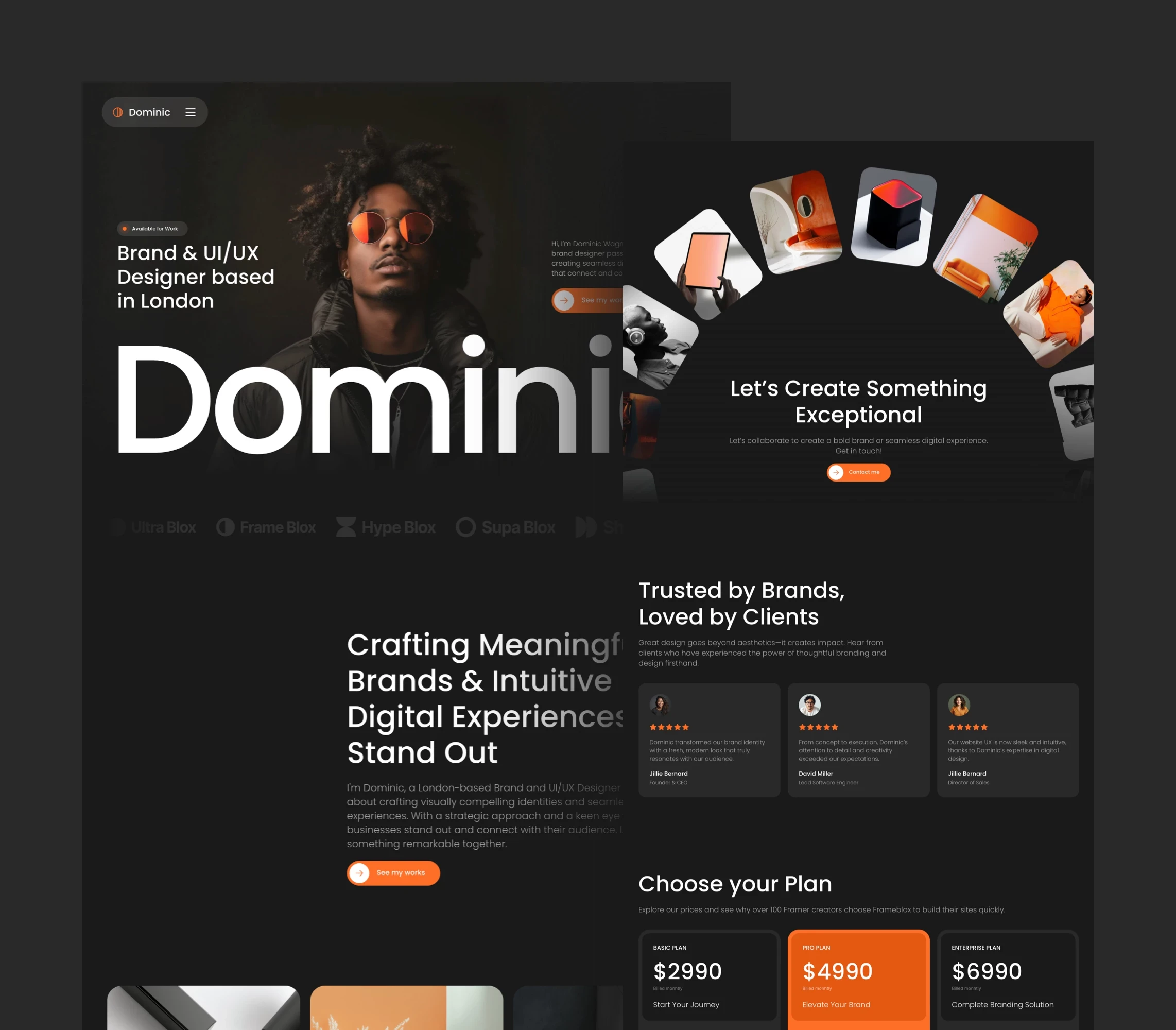 20+ Best Display fonts for your Framer website