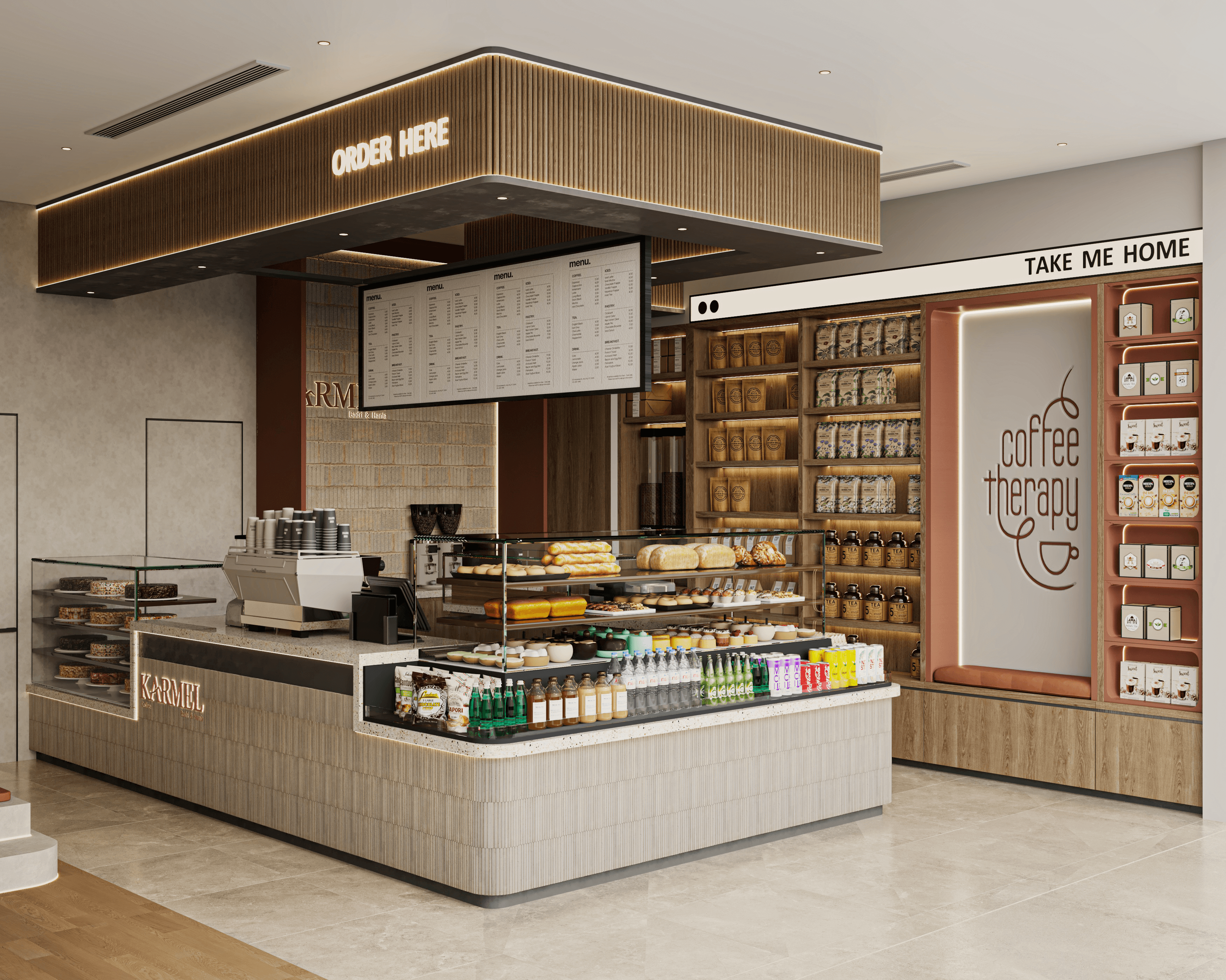 Project showcase image featuring a modern, refined interior.