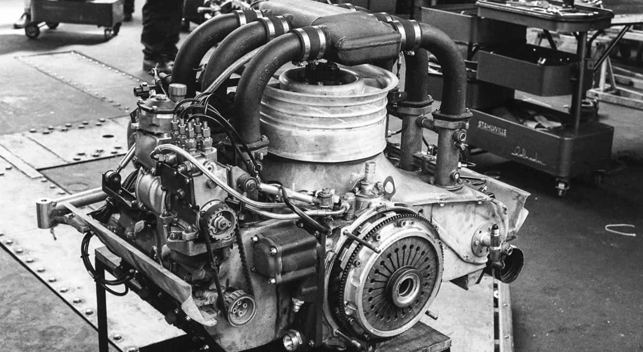 Porsche 1973 Turbocharged Engine