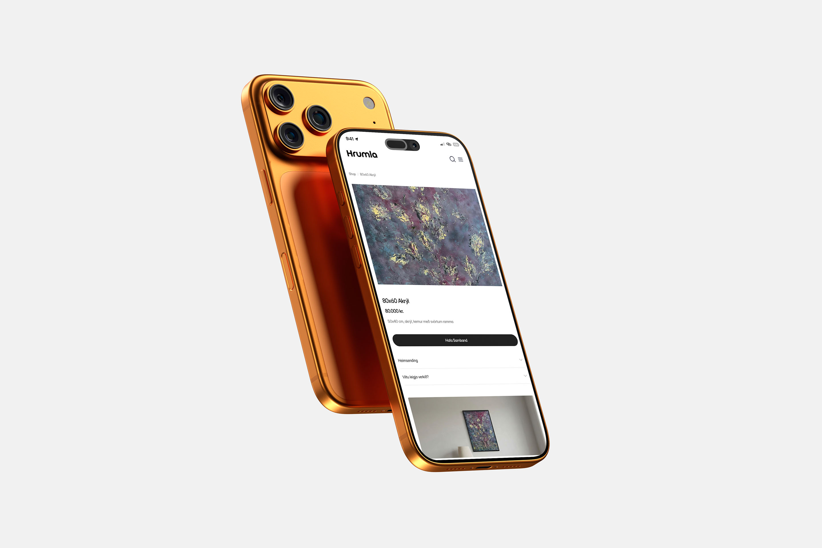 iphone mockup hrumla art store