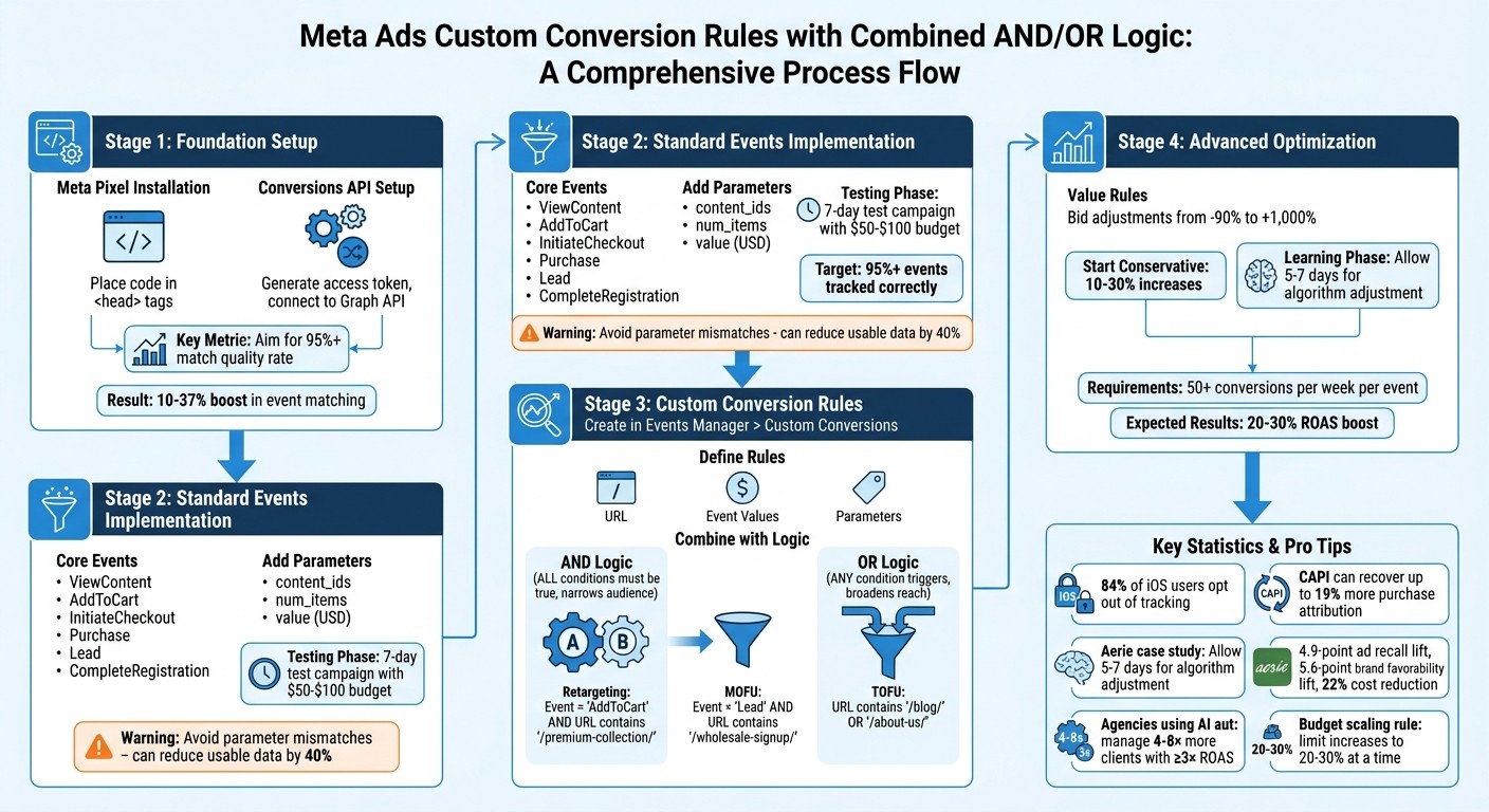 Meta Ads Custom Conversion Rules Setup Process: From Pixel Installation to Advanced Optimization
