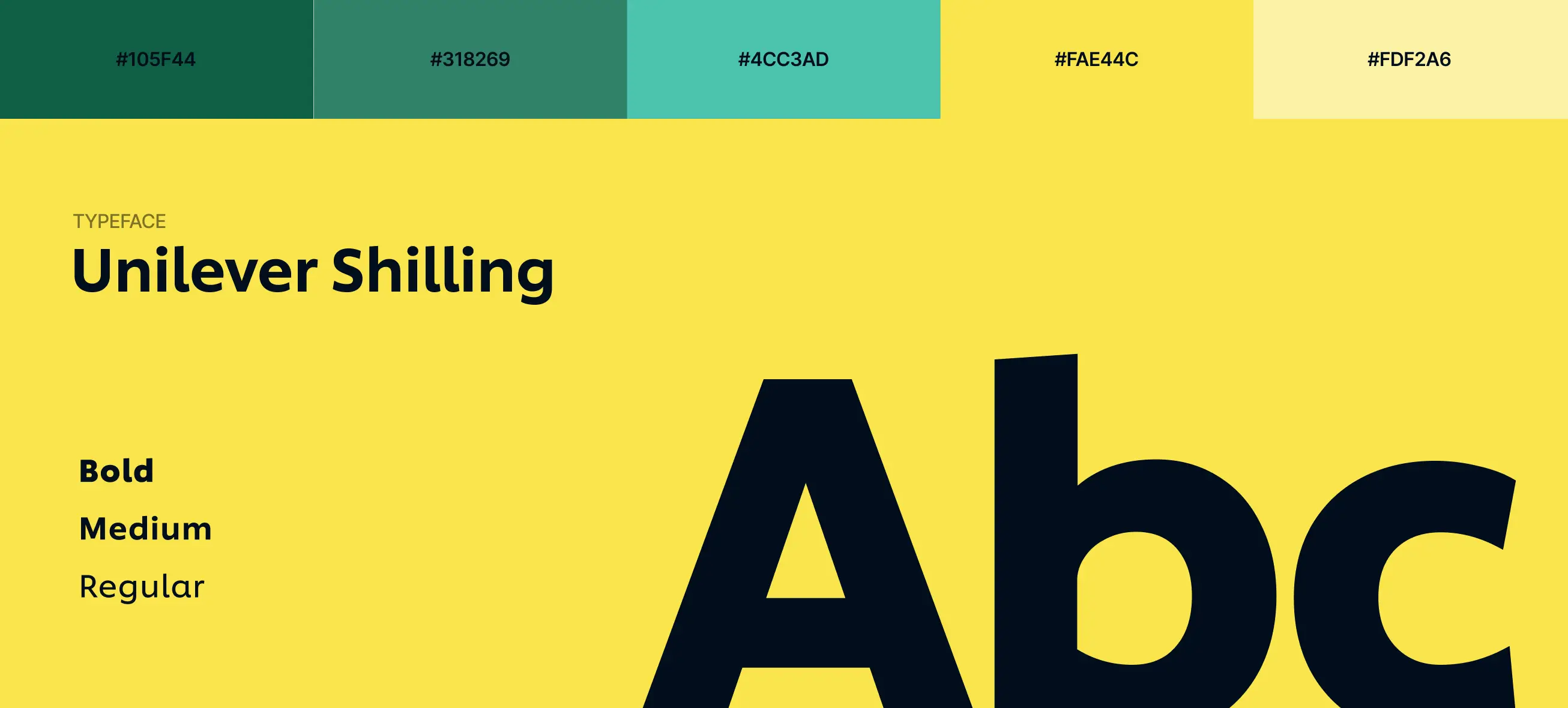 The colour scheme of the digital product