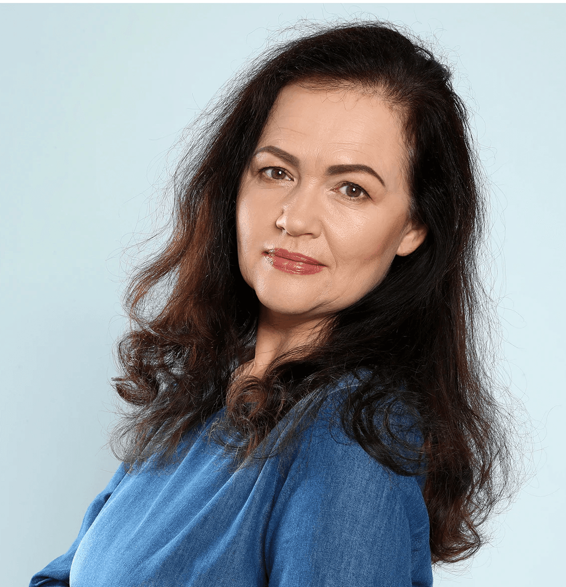 A lady with surfboard