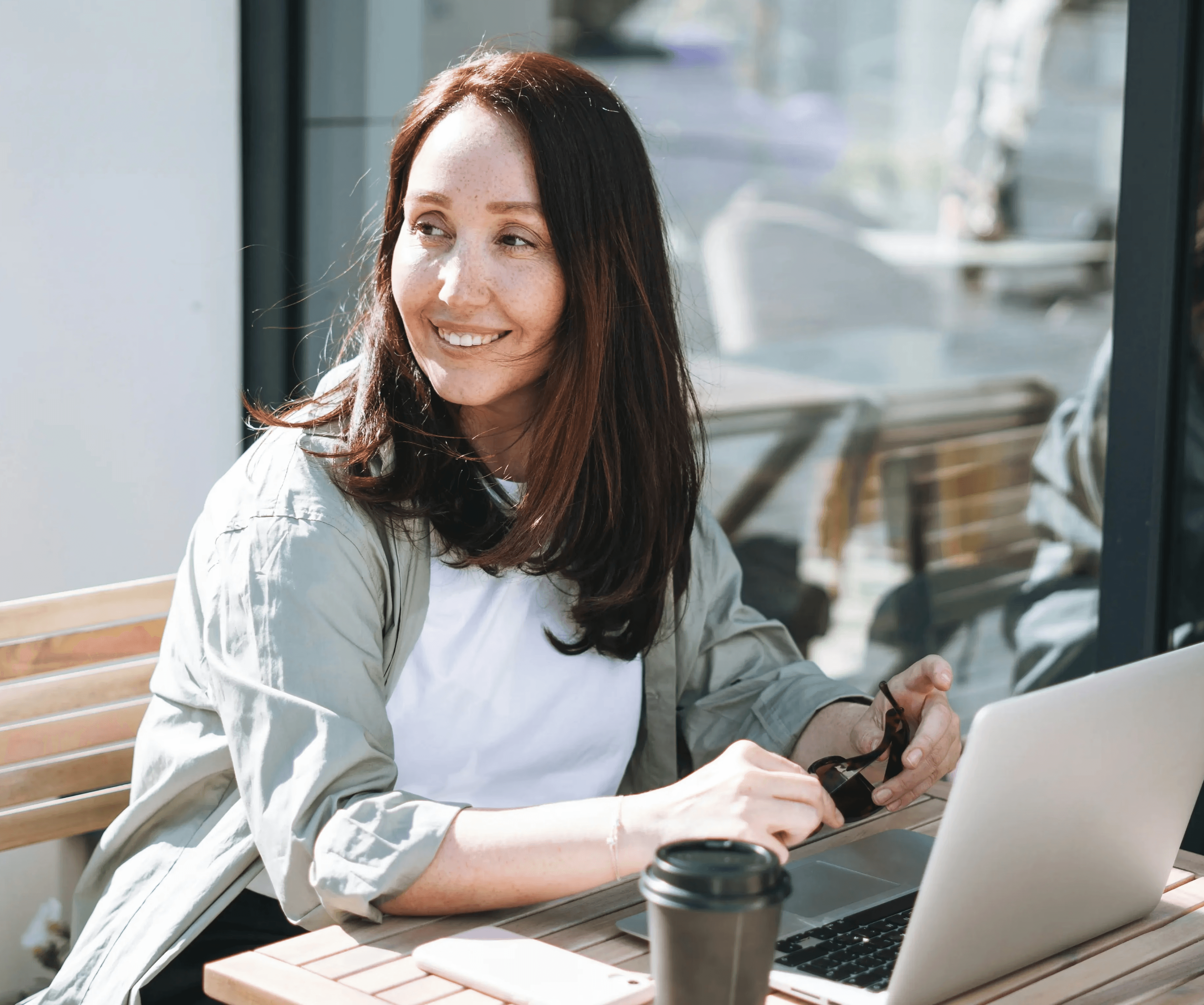 Two women brainstorming in a tech startup