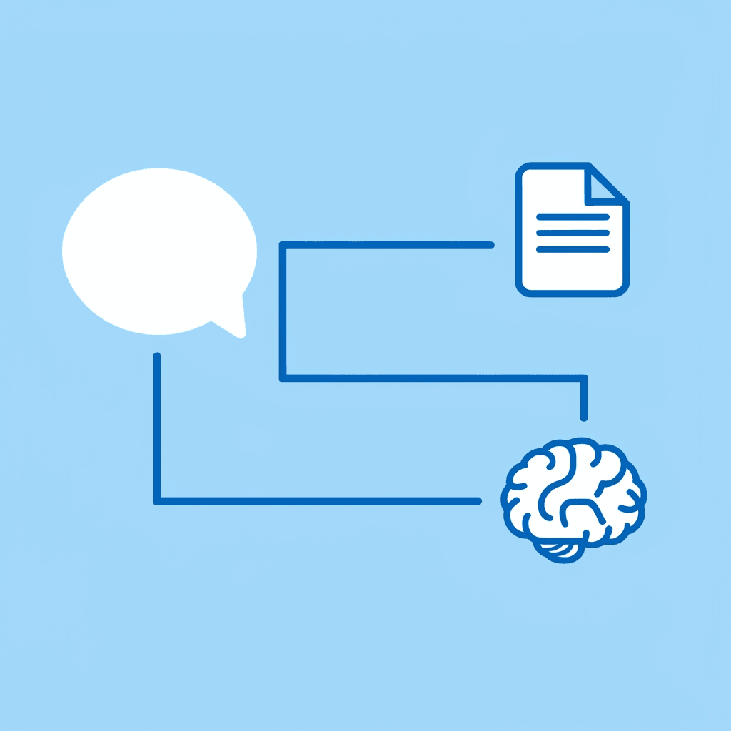 Two diverging paths showing ChatGPT splitting into conversational AI on one side and document processing on the other - ChatGPT Token Limit