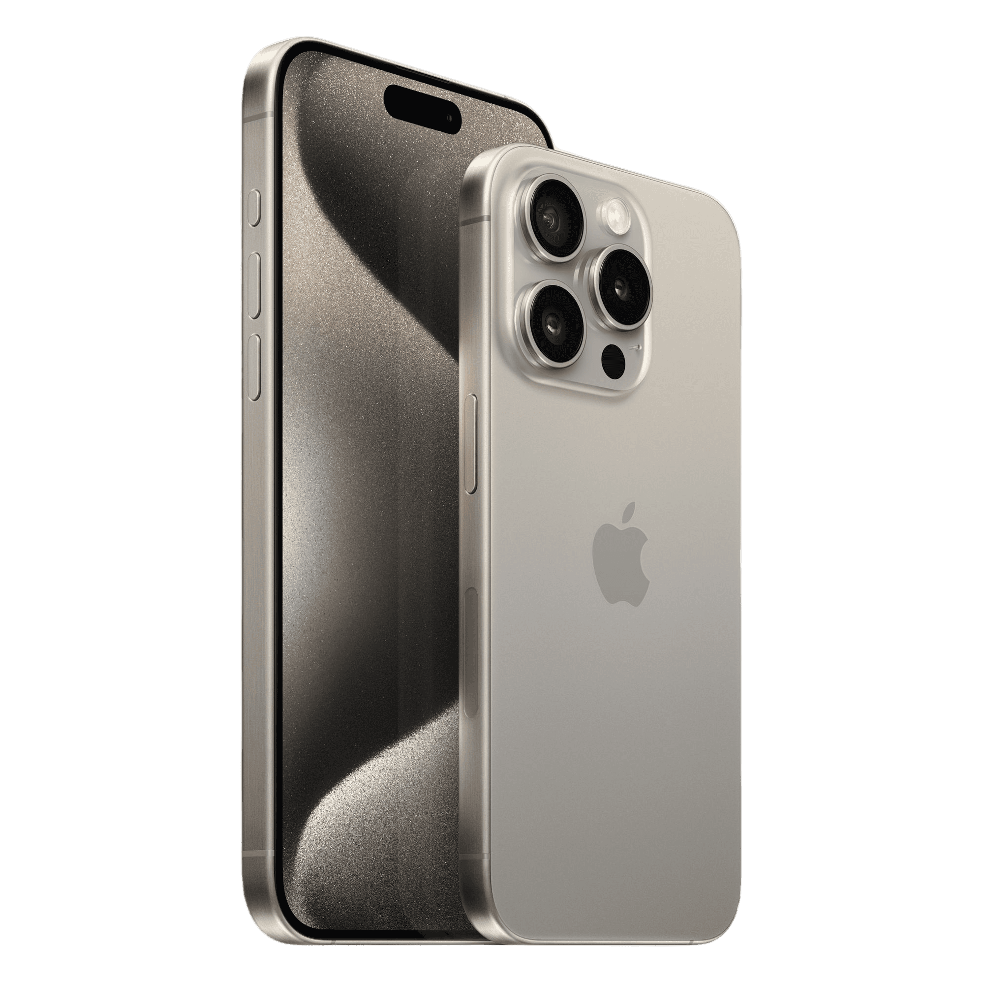 Two modern premium smartphones with valuation quote overlay