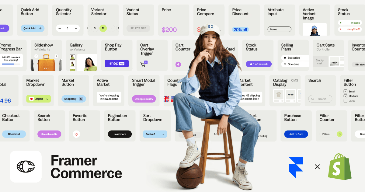 Framer Commerce banner