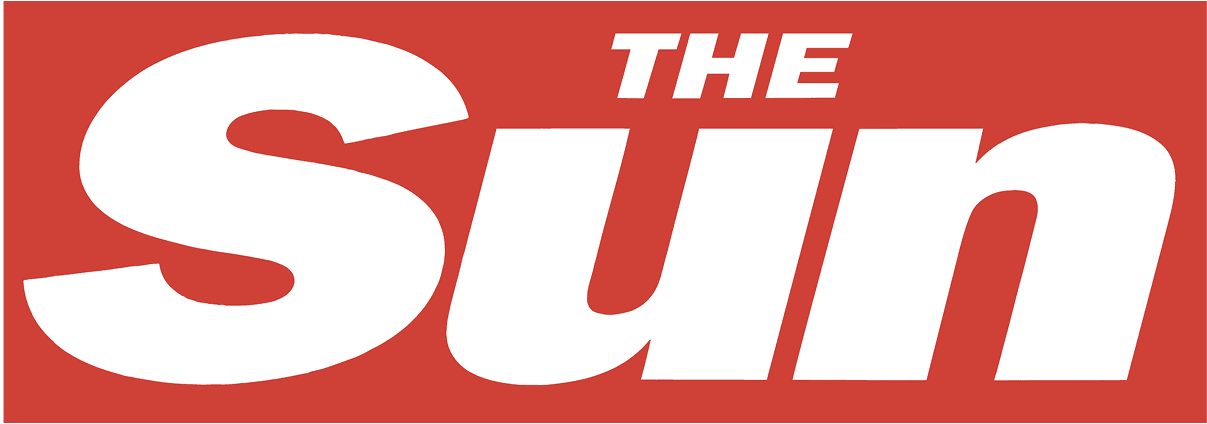 The Sun logo showcasing My Triage Network’s feature in UK news covering clinical psychologists and mental health innovation.