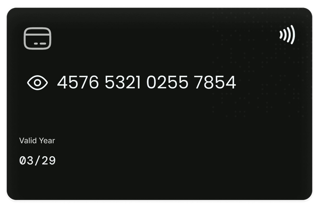 Digital bank card