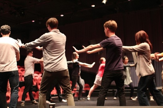"designer as" students on the stage