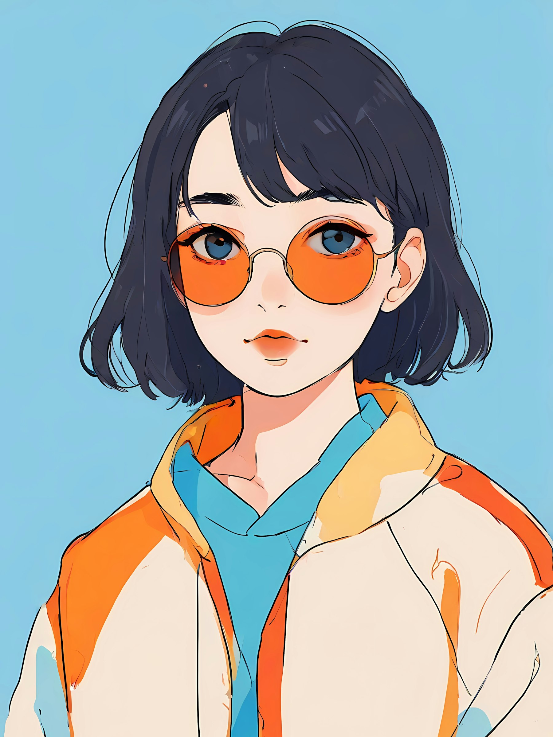 woman wearing yellow sweater and brown hat looking her right side