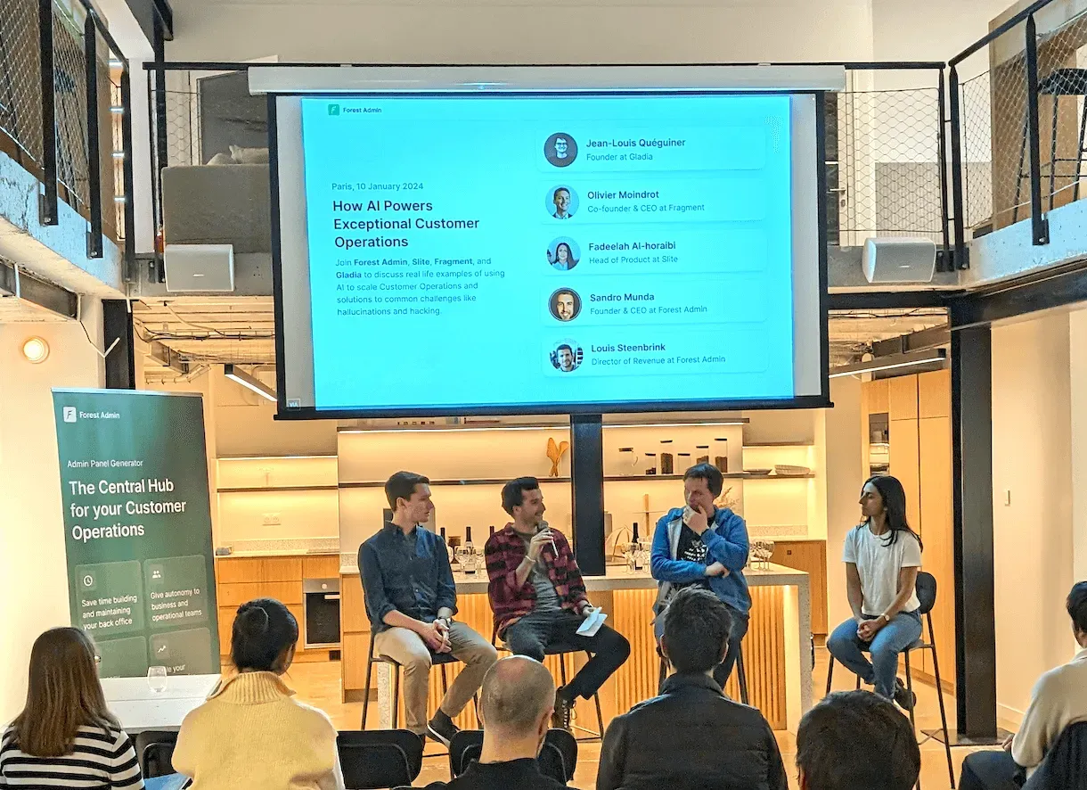The AI meetup in Hexa offices.