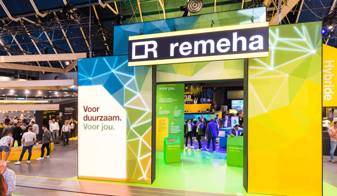 Grafisch Ontwerp Remeha beursstand