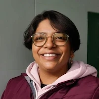 Photograph of Dr. Akanksha Saxena, co-founder Aamra Seniors Club