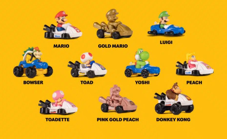 Personagens de Mario Kart retornam ao McLanche Feliz em novembro