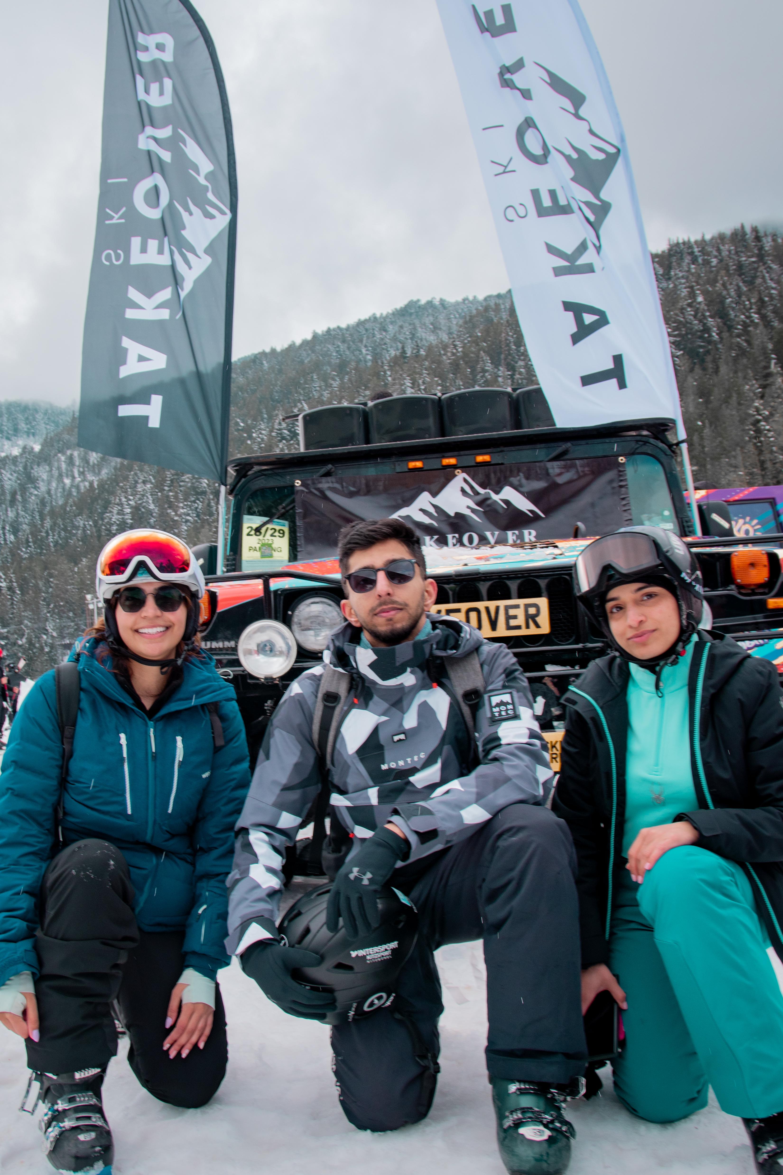 Takeover Ski guests on the mountain