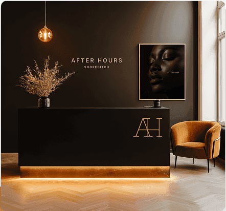 After Hours reception desk