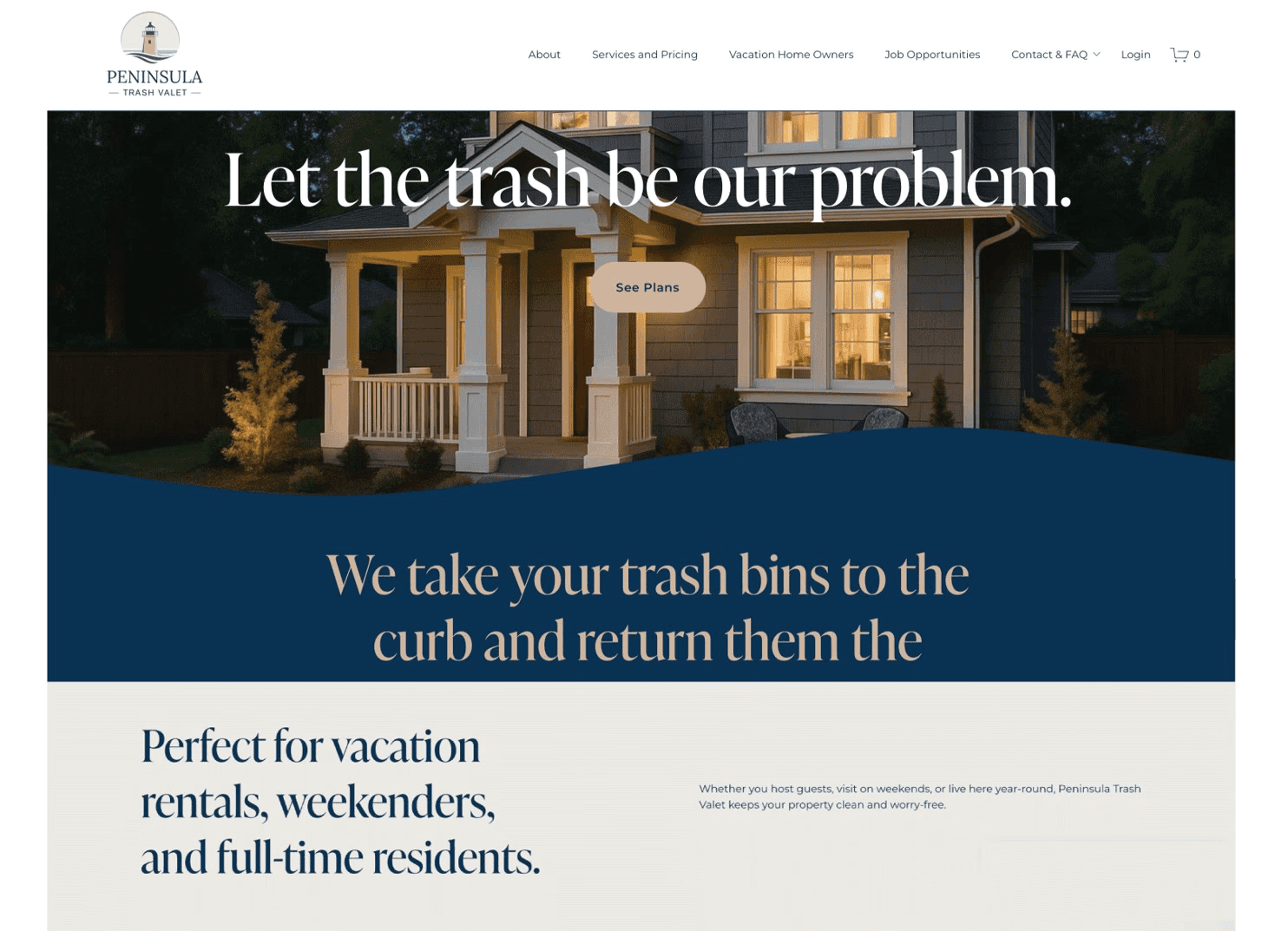 Mobile website design 