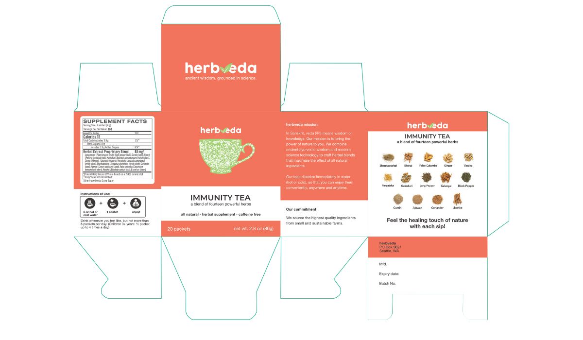 Herbveda immunity tea