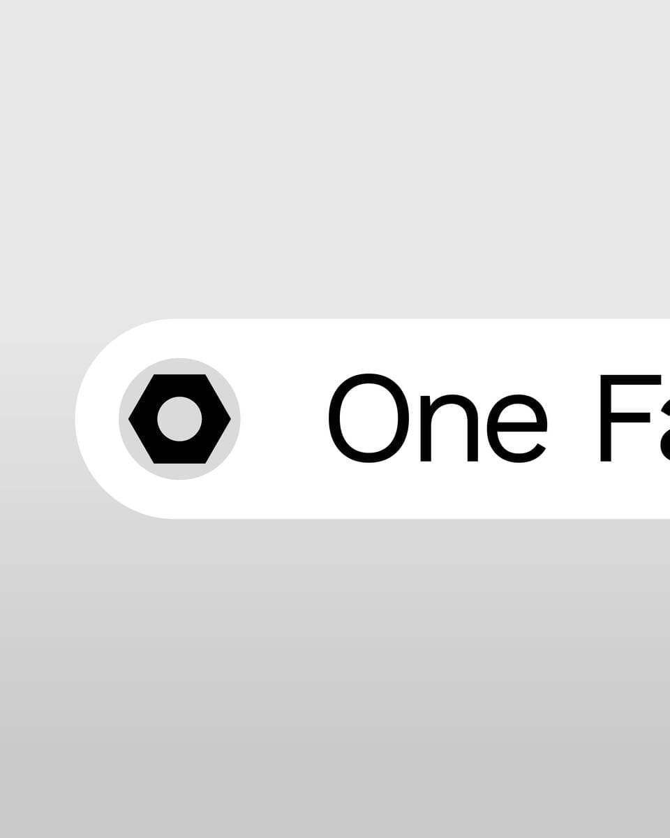 Close-up of a brand asset.