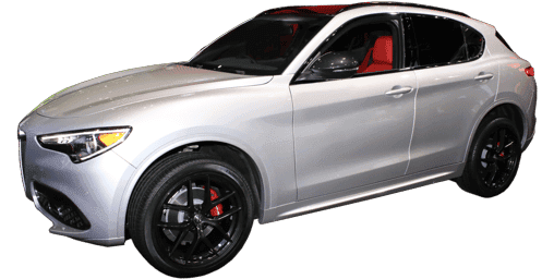 New 2023 Alfa Romeo Stelvio stock photo