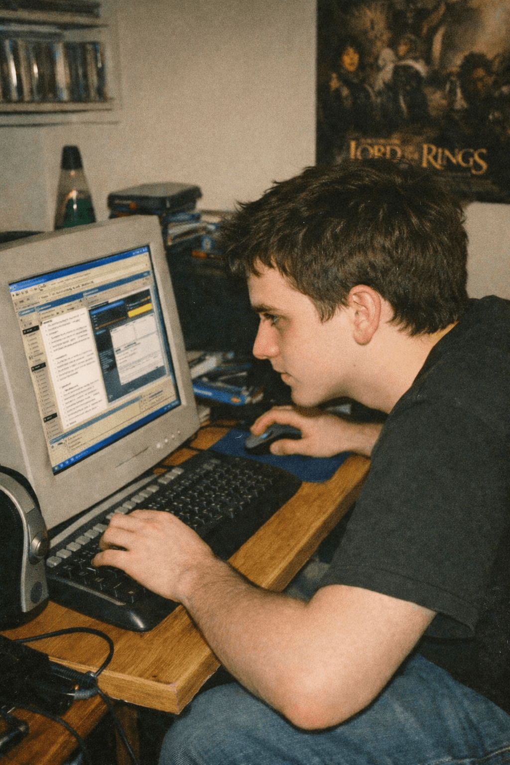 Louis Grenier at 16 (AI-generated)