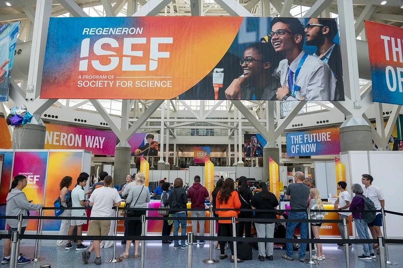 Regeneron ISEF 2024 check in photo by Chris Ayers