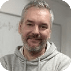 A portrait of Dmitry Vetrov, a team member.