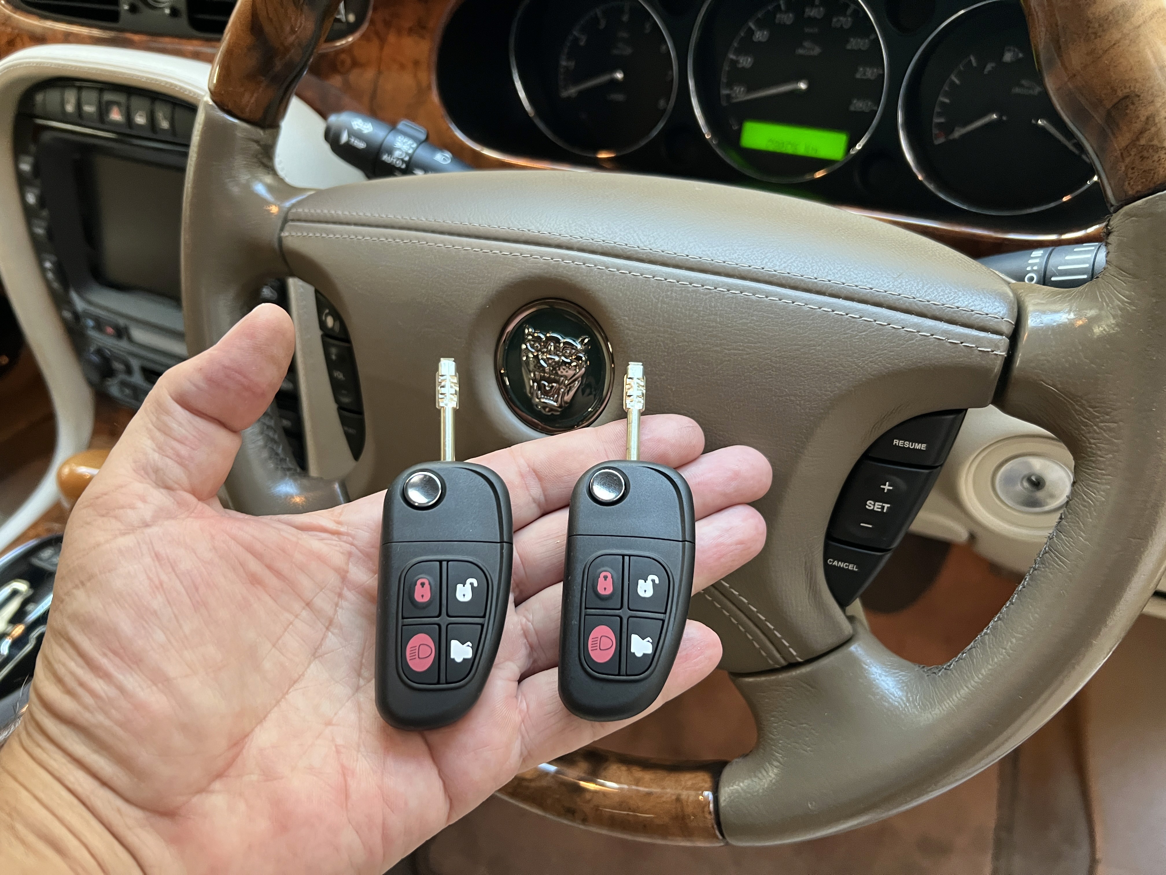 a person swimming in the water with grass