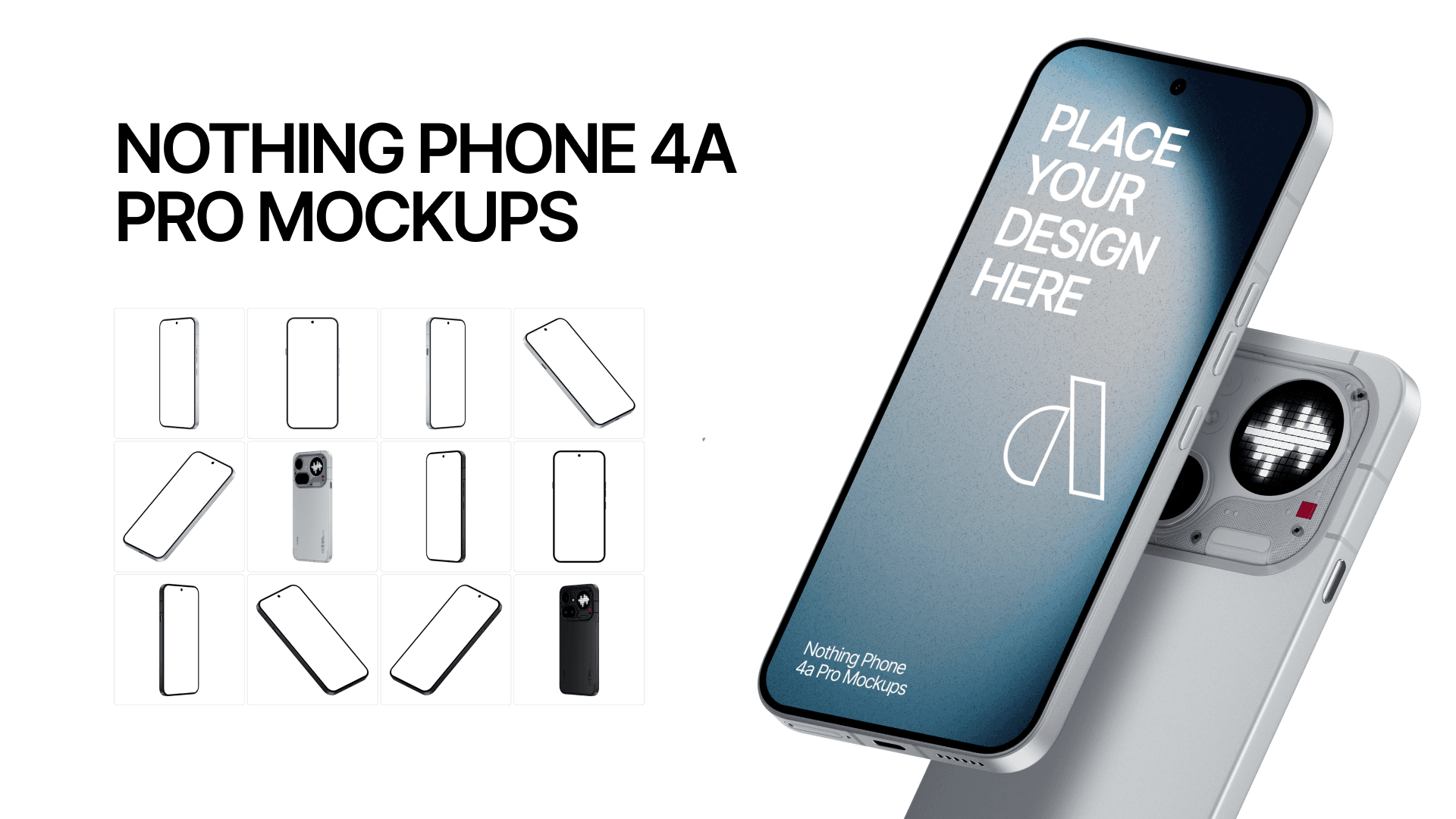 Nothing Phone 4a Pro Mockups