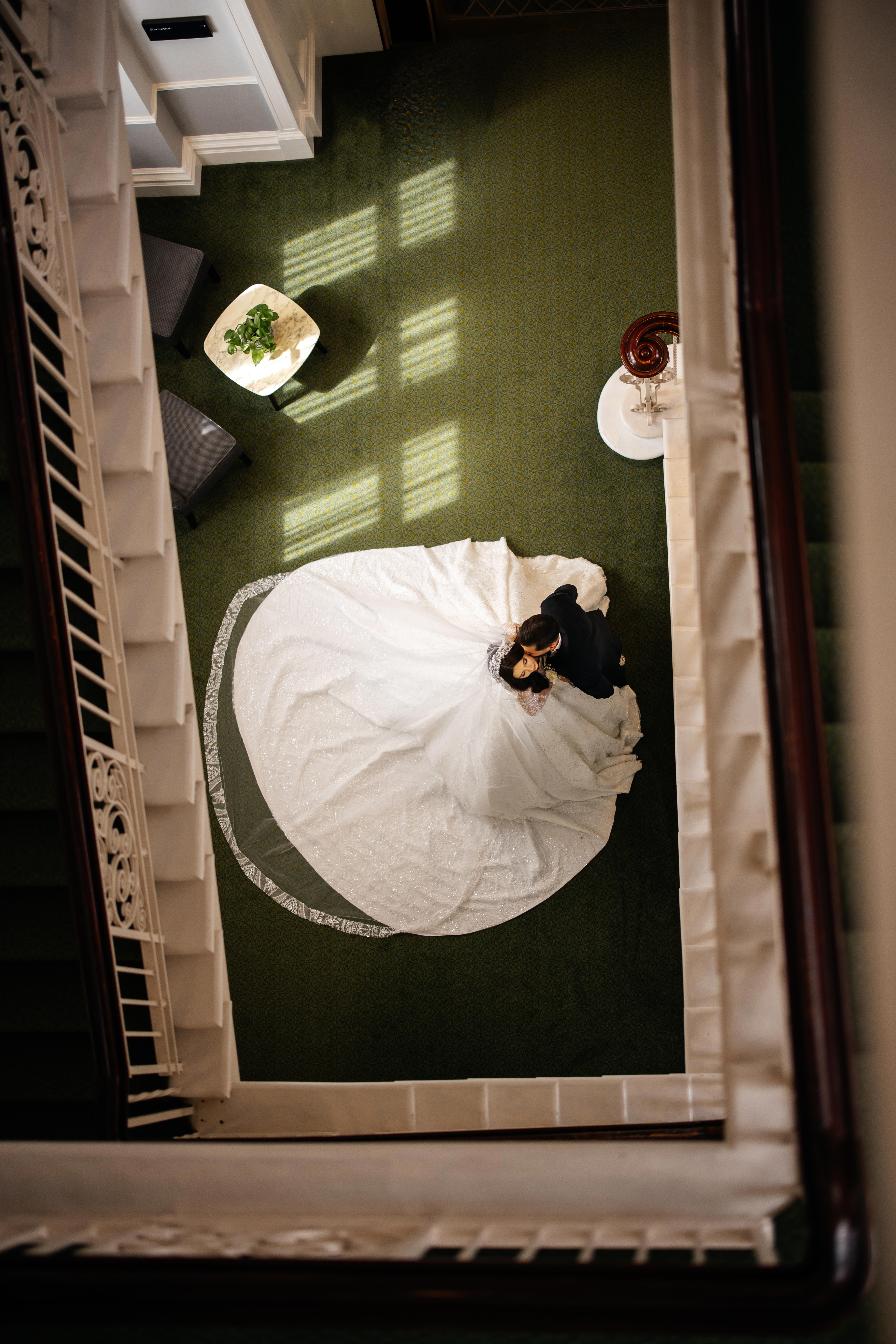 couple in wedding ceremony
