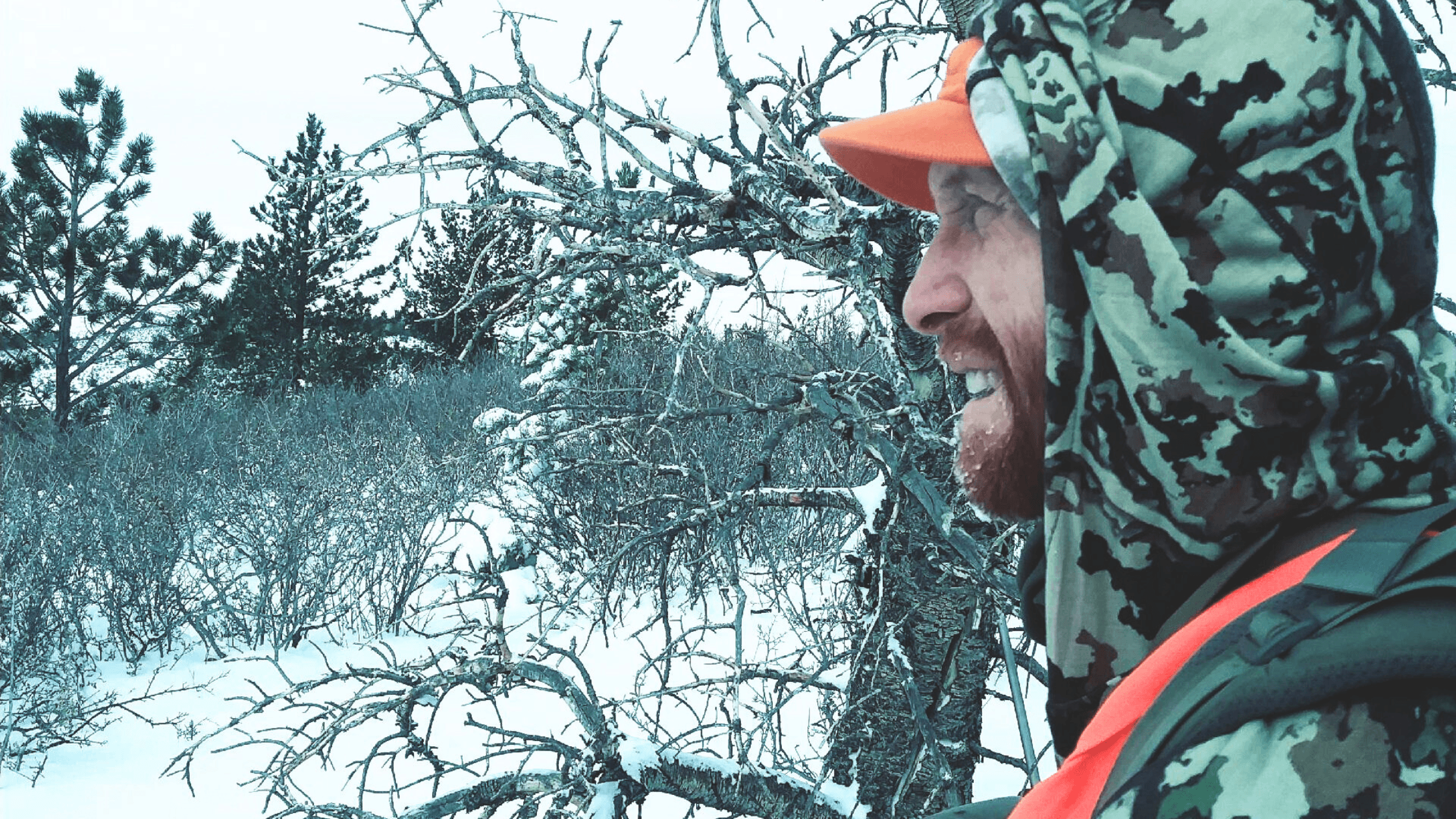 hunting in the cold
