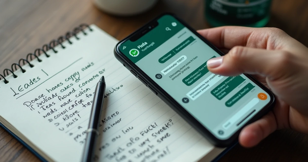 Conversa de SDR IA com lead no WhatsApp 