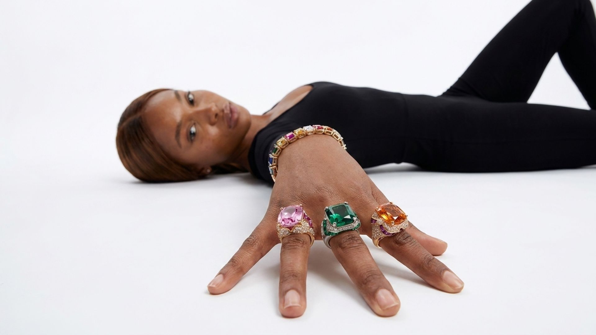 ai fashion model, jewelry shoot