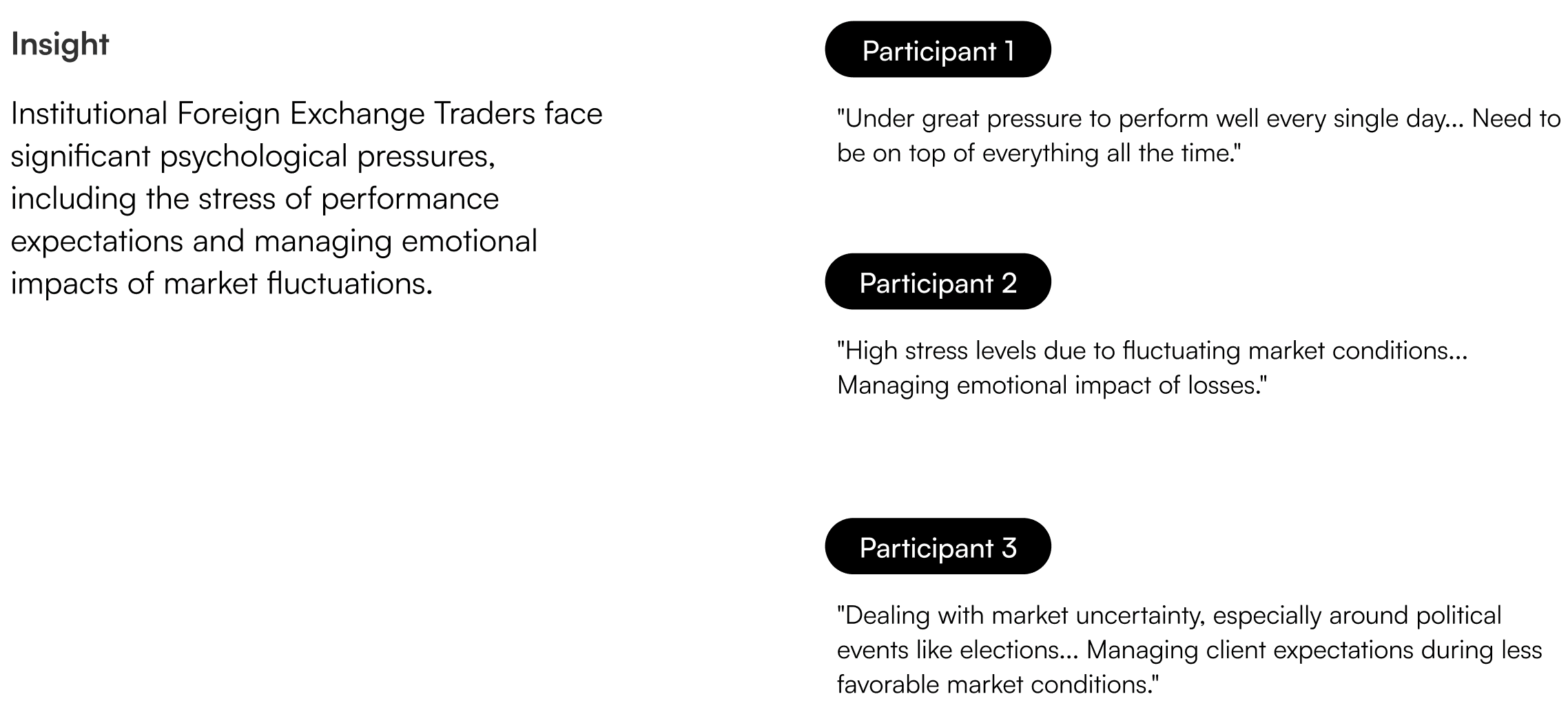 Institutional insight 3 - emotion and pressure