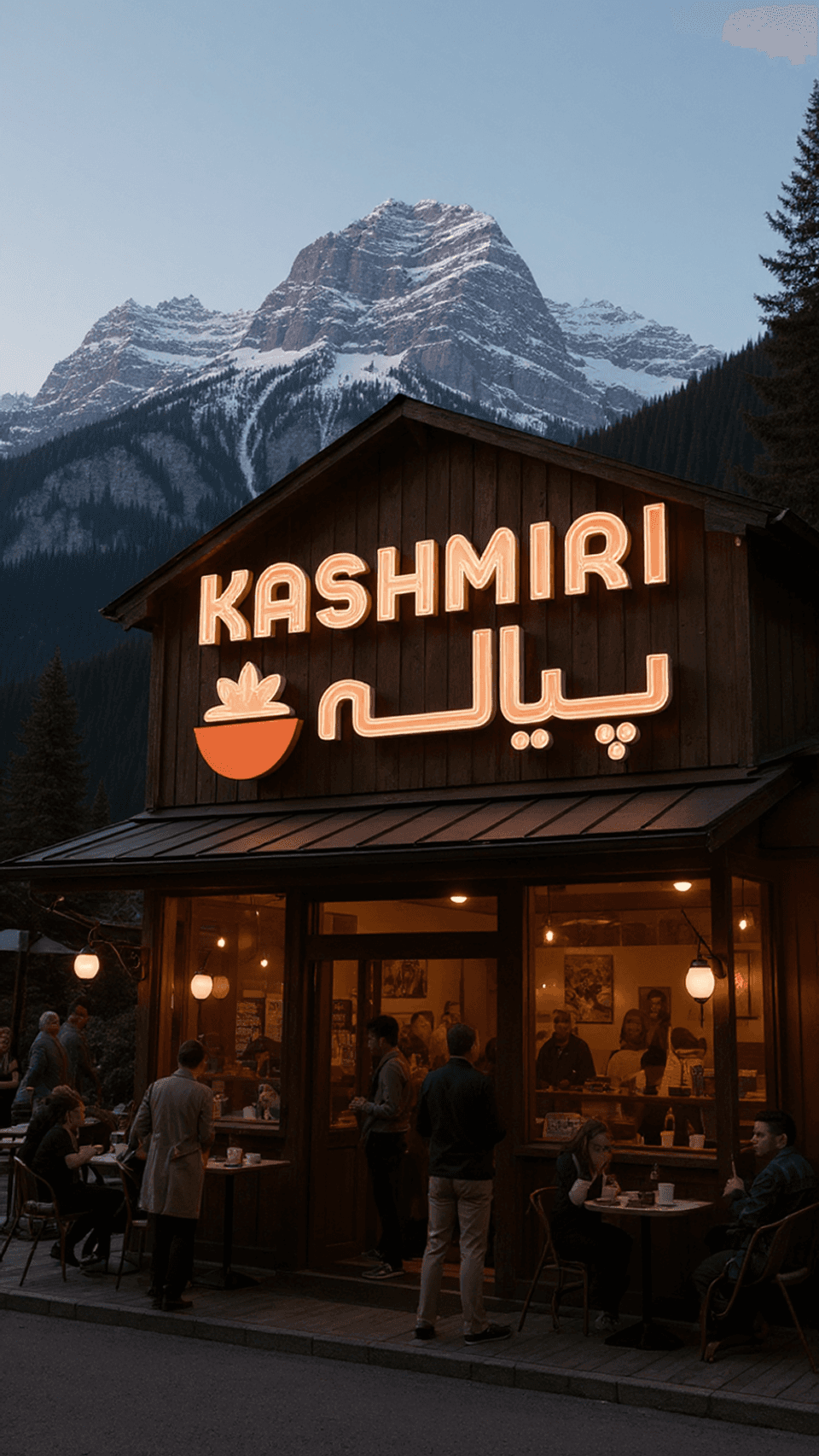 Minimalist coffee can design in hand – black and white packaging with bold typography