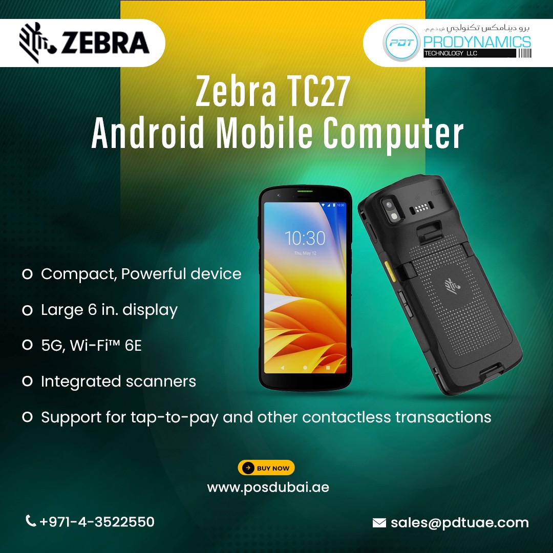 ZEBRA TC27 MOBILE COMPUTERS — Graphic Design (Social Media Poster) project by S. Vysak