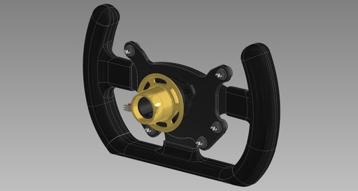 JETSPEED 280MM SPRINT STEERING WHEELDESIGNED FROM THE GRANDUP WITH MULTIPLE ITERERASIONS