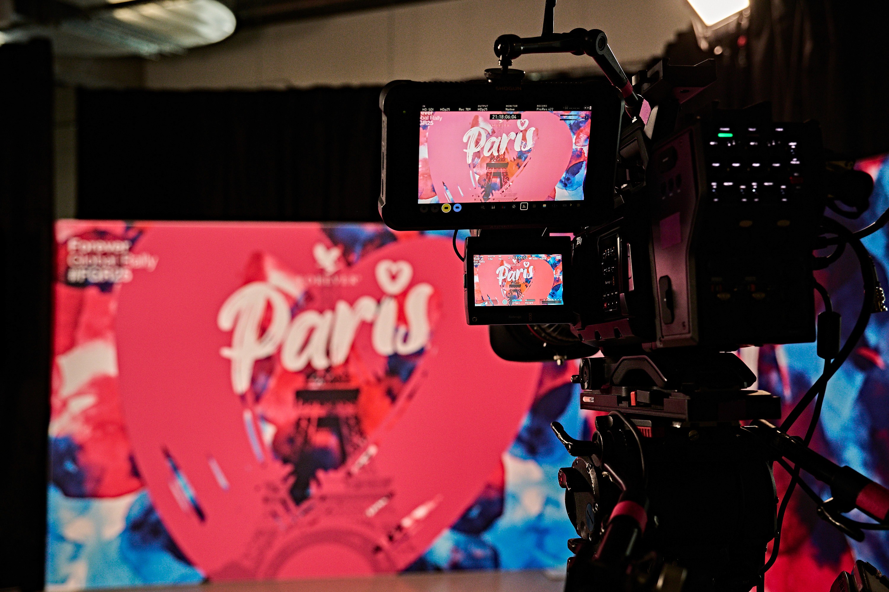 Image of the Forever Living FGR25 Paris Event, inside Paris arena and exhibition hall.