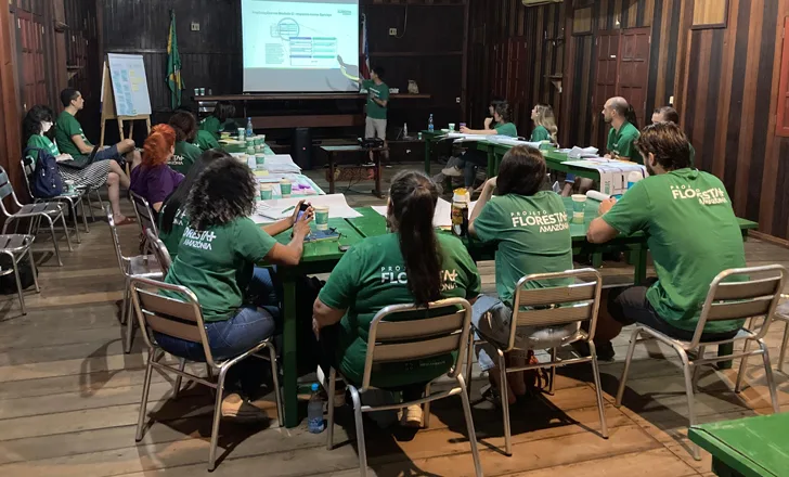 Reunião do programa de aceleração Floresta+.