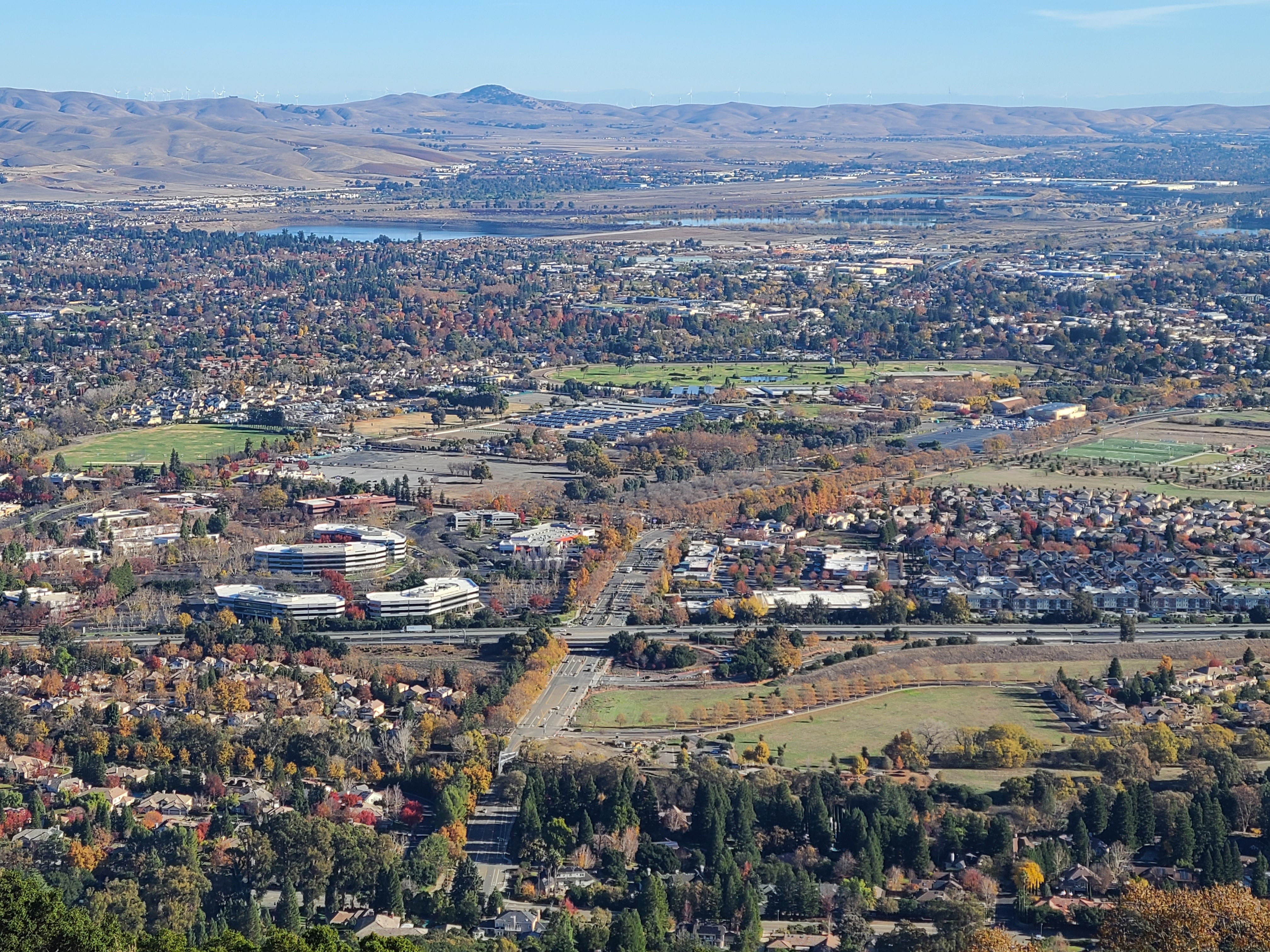 Pleasanton, CA Aerial View