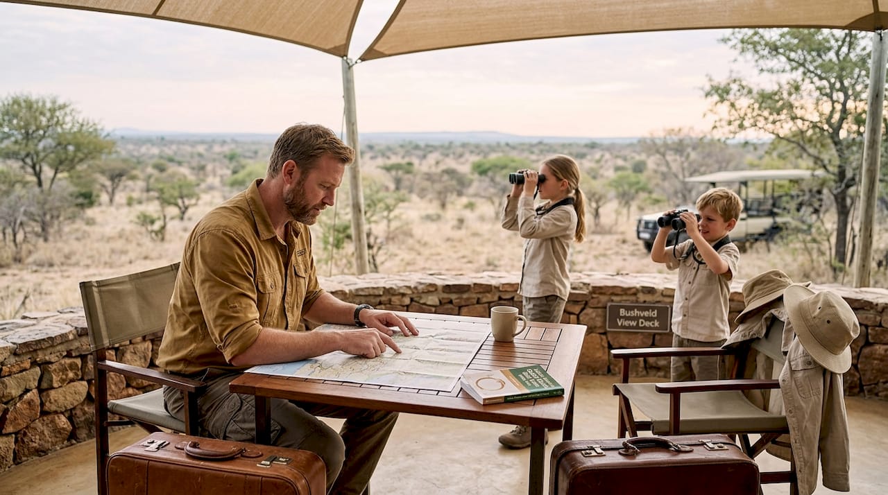Family planning safari at Namibian lodge